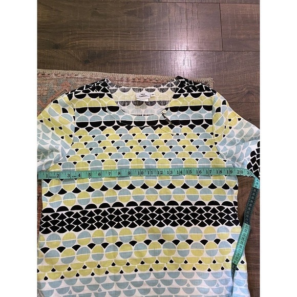 WOMEN Loose Shirt  Medium Size Linen Summer beach Casual  M - Picture 9 of 9